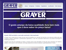 Tablet Screenshot of graver.com.br